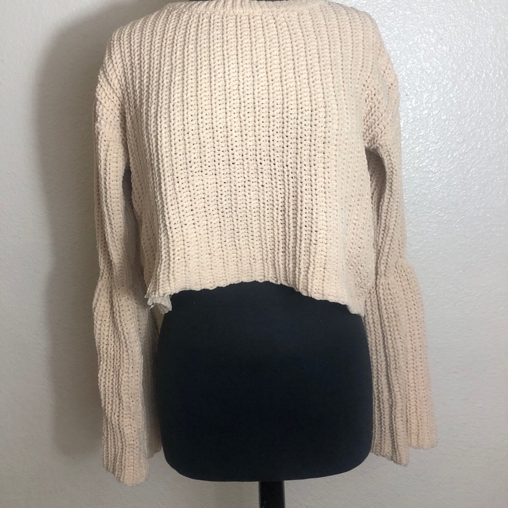 Cream knitted sweater